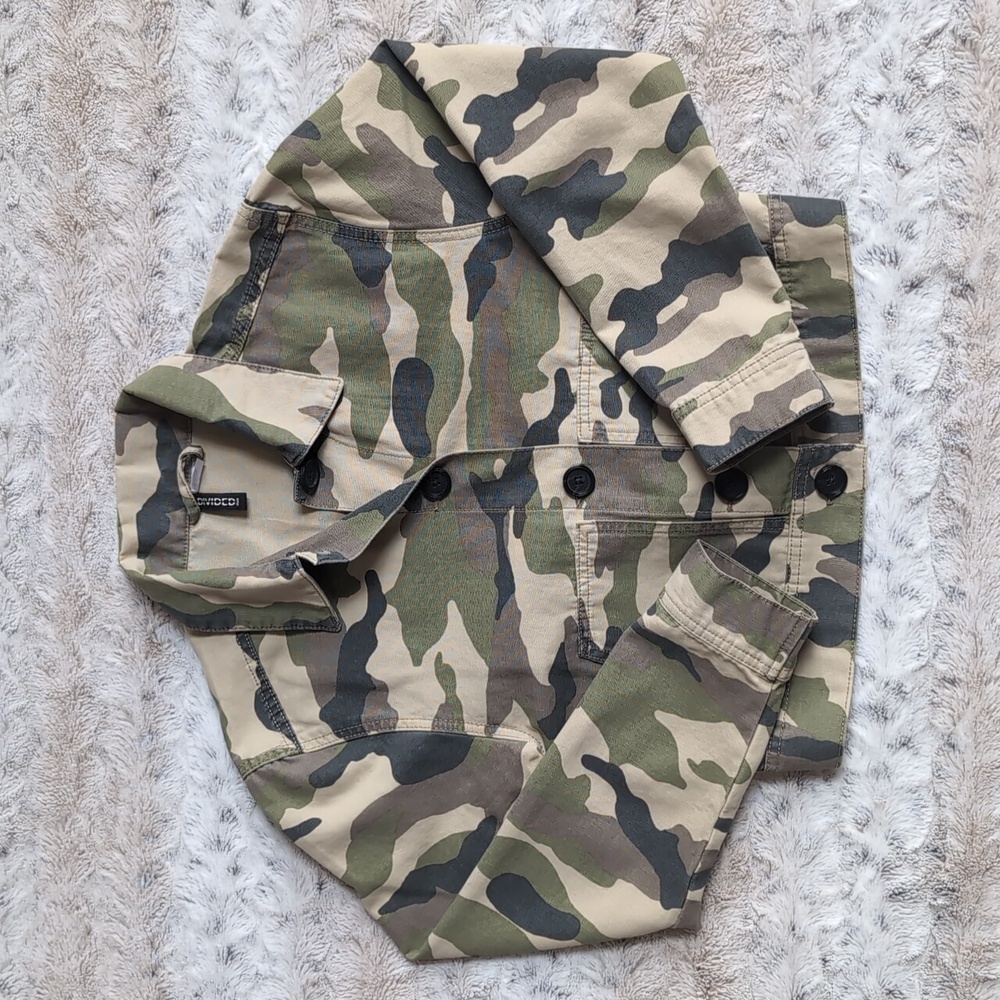 H & M Divided Cargo Cropped Jacket